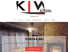 Tablet Screenshot of kiwera.ch